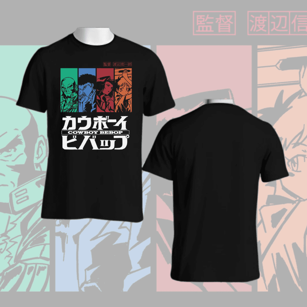 Cowboy Bebop “Crew Colors” Retro Graphic Tee