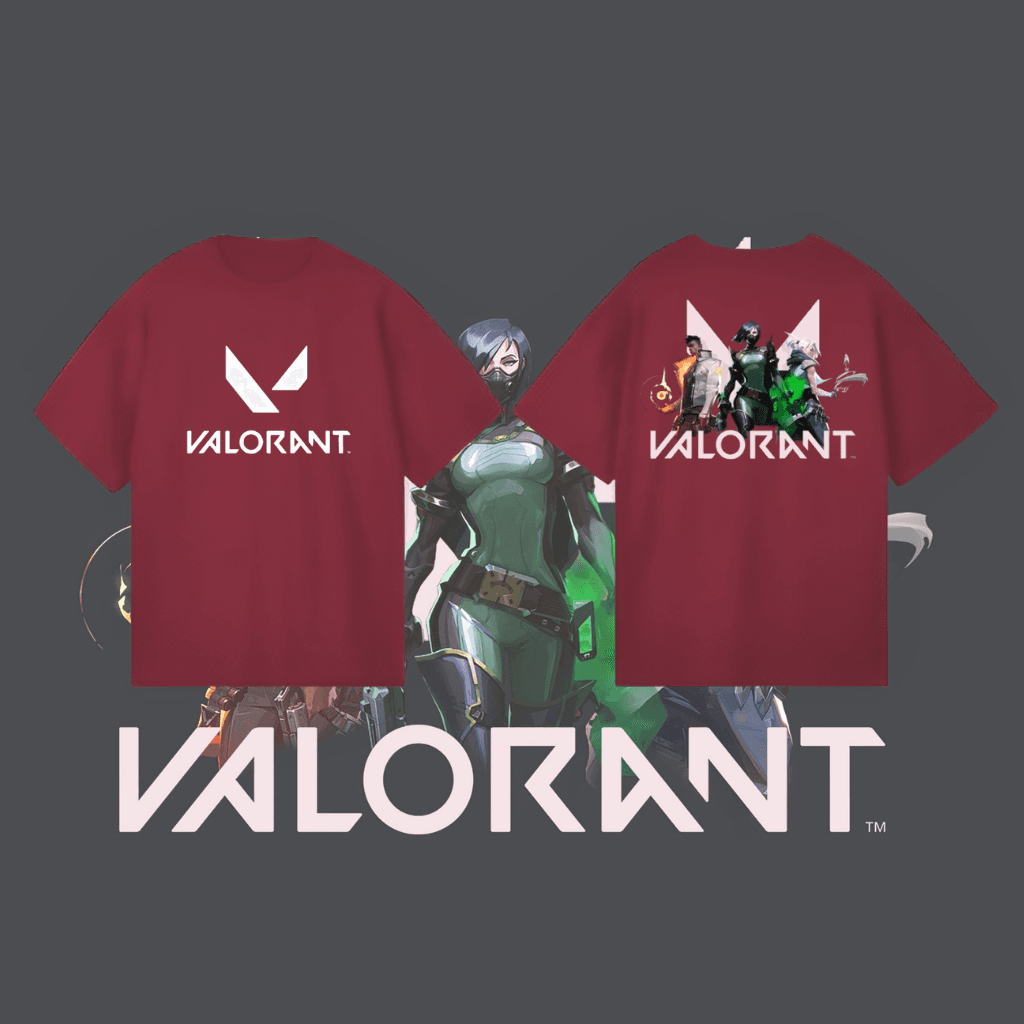 Valorant Agent Lineup Drop Shoulder T-Shirt