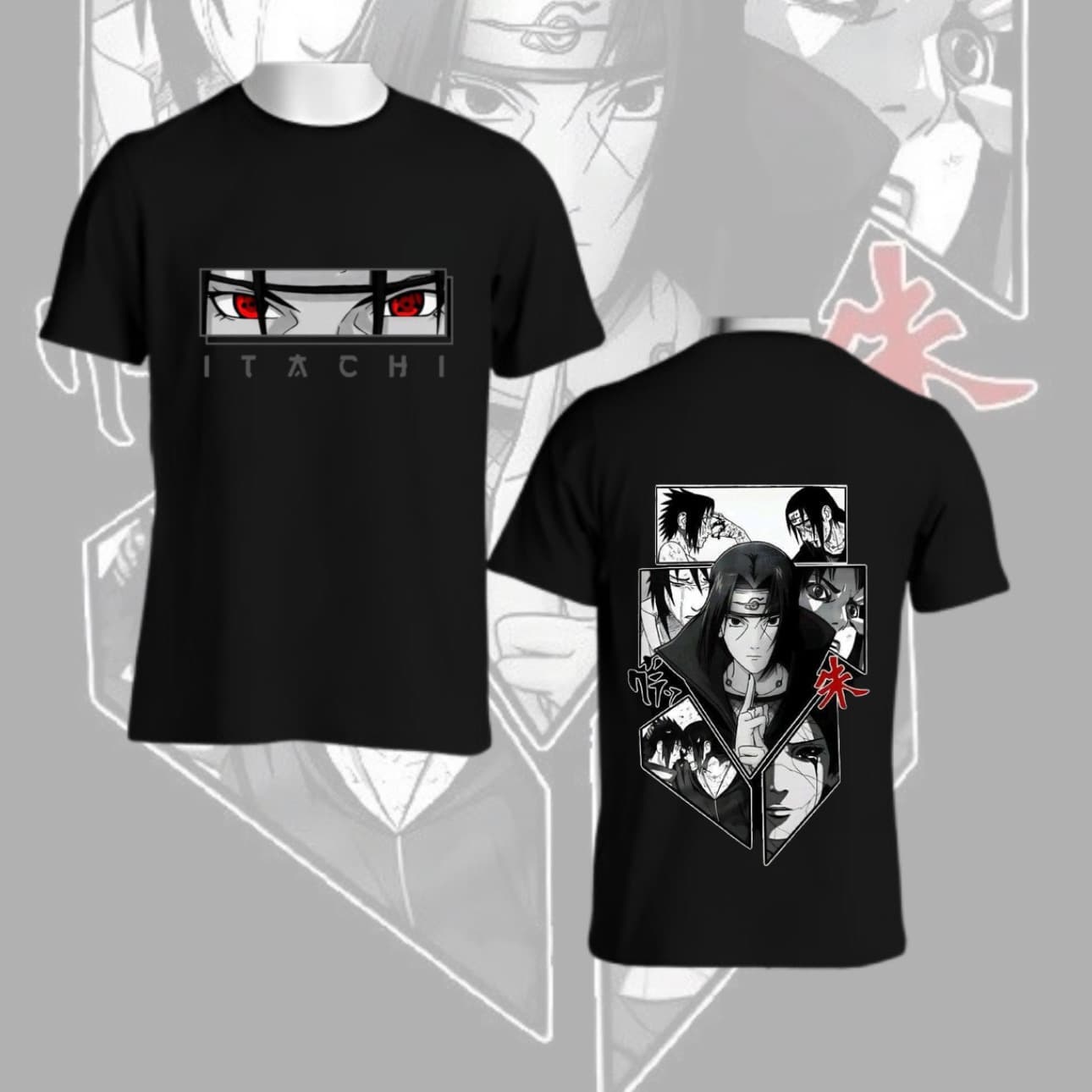 Itachi Uchiha Drop Shoulder Tee